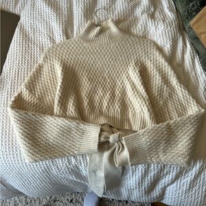Zara Open Back Sweater